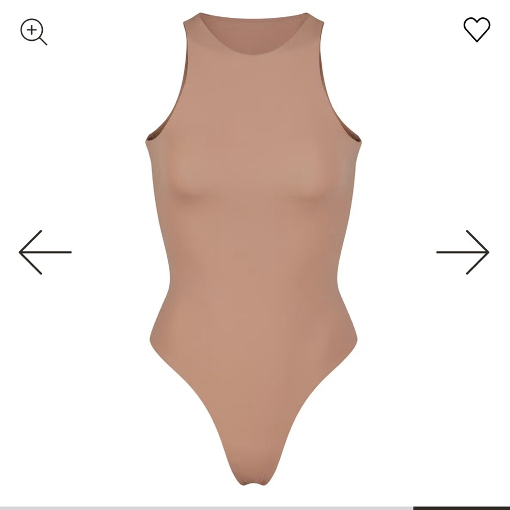 NWT Skims everybody high neck bodysuit, sz s, sold out!